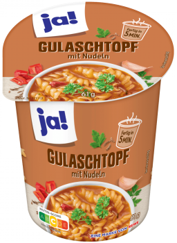 ja! - Gulaschtopf mit Nudeln 61g